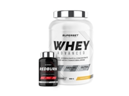 Programa Especial Muscle Sec 100 Whey Protein Advanced 900g Banana Split Redburn Hardcore Superset Nutrition