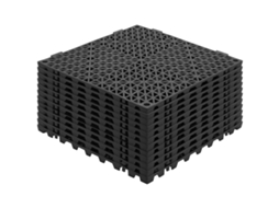 Tapete De Drenagem Interligado Succebuy De 30,5 Cm X 30,5 Cm Com Azulejos De Pvc Antiderrapantes, Pacote De 12
