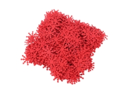 Laxiscreed Conjunto De Estrelas De Natal Vermelhas Para Decoração De Festas E Confetti De Mesa