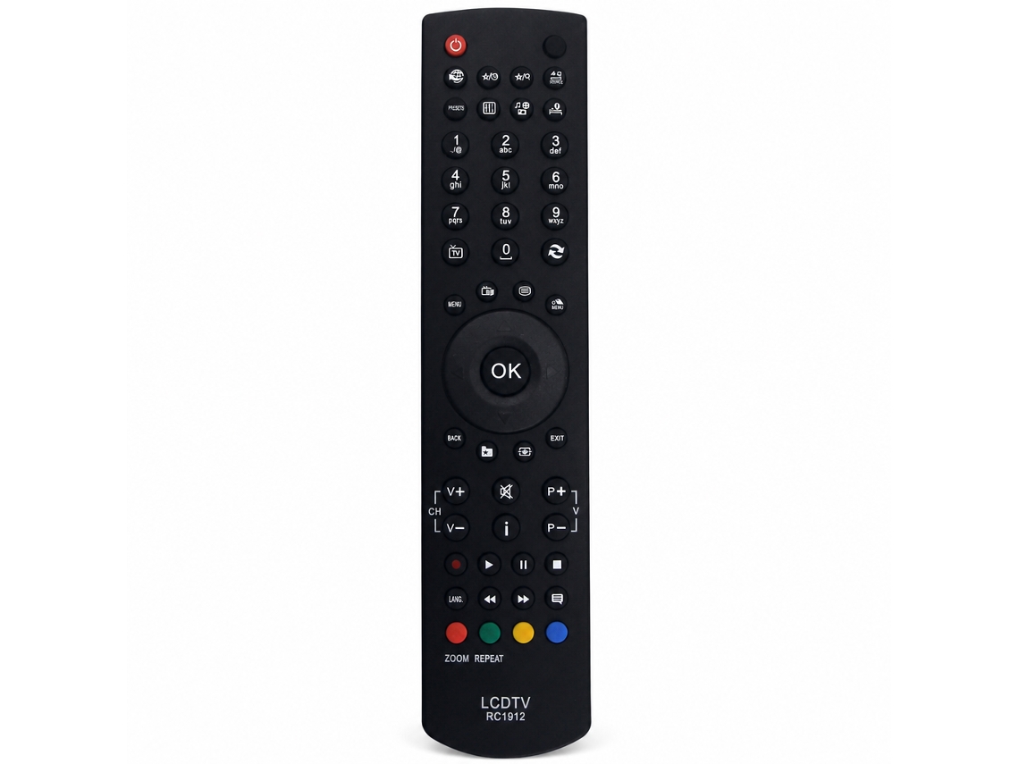 Comando À Distância Para Tv Compatível Com Vestel, Celcus E Toshiba Rc1912_zhd