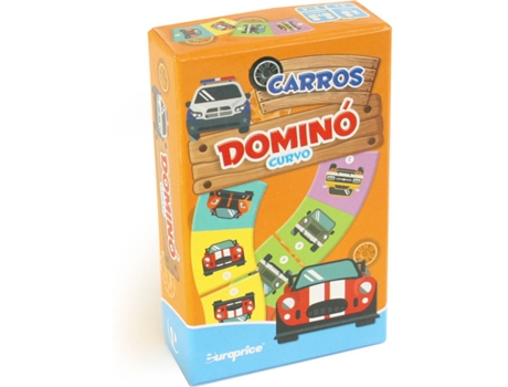 Jogo de Dominó  Curvo de Carros (Idade Mínima: 3 anos - Português)