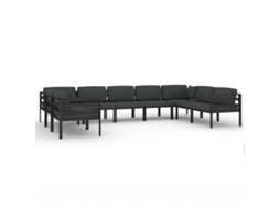 Garden Lounge Set, Garden Lounge Sets Vidaxl Antracite Alumínio (n/a)