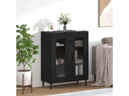 Vidaxl Buffet Carvalho Preto 69,5 X 34 X 90 Cm Madeira Processada