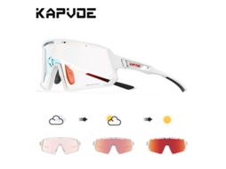 Óculos De Ciclismo Com Lentes Fotocromáticas De Uso Duplo (dia E Noite), Para-brisa Para Bicicleta, Unissex, Proteção Uv.
