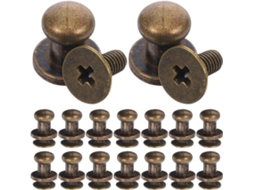 Conjunto De 20 Puxadores Em Miniatura Para Armários, Em Liga De Zinco Dourada, Com Furo De 3mm