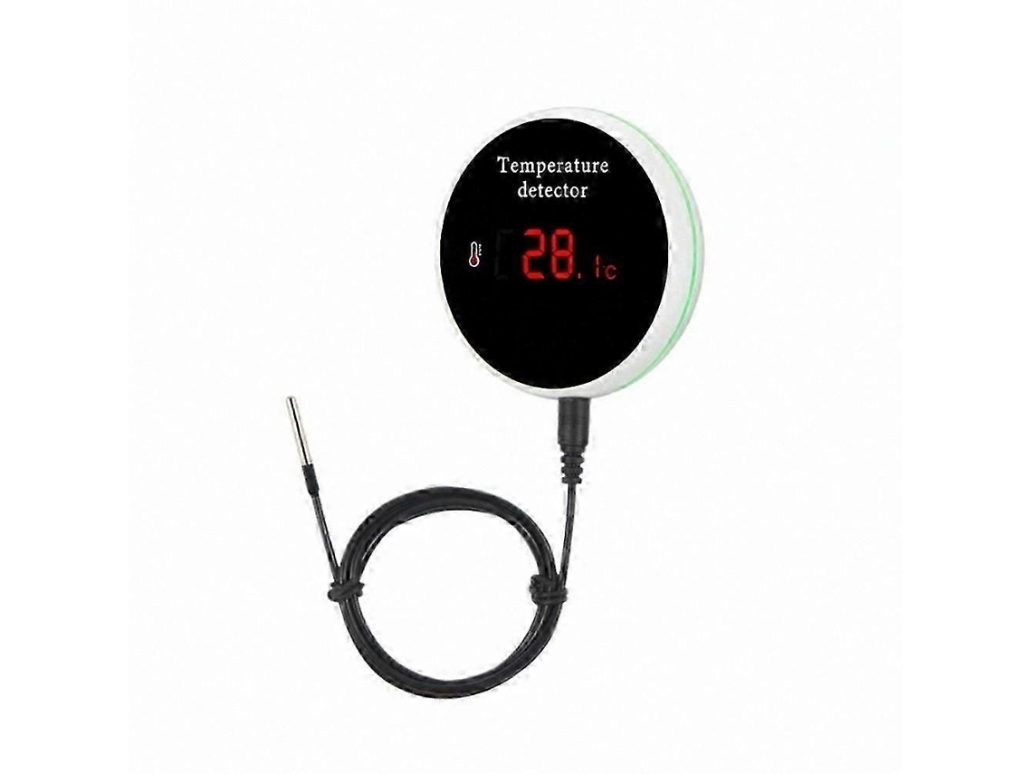 Termômetro Inteligente Com Wi-fi, Sonda De 1 M, Visor Lcd, Controle De Temperatura, Alertas Por Aplicativo E Plugue Padrão Australiano.