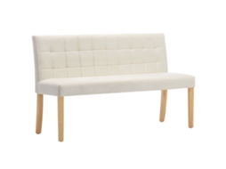 Bench, Benches Vidaxl Creme Veludo (n/a)