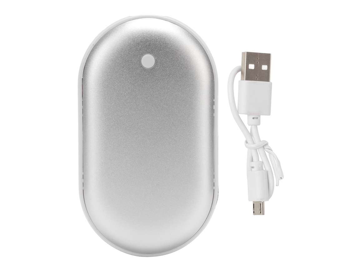 Muffin Elétrico Recarregável 5000mah Power Bank Aquecedor de Mãos S/MARCA