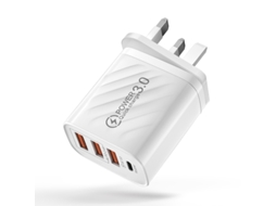 Carregador Ay-ay-trg-3upd-4 Branco