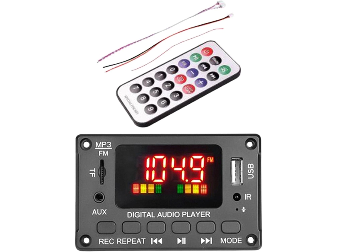 Placa Decodificadora De Áudio Bluetooth 5.0 Dc 5v/12v Com Usb