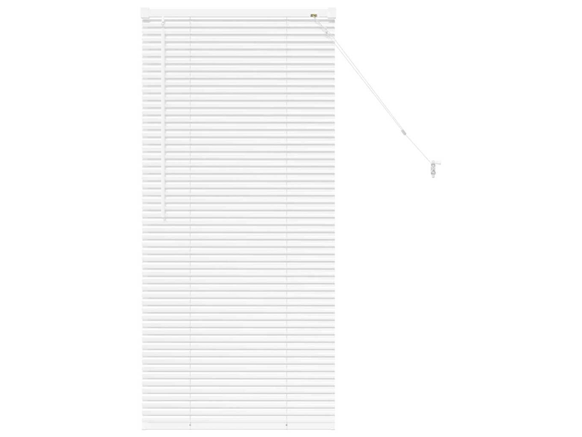 Conjunto 1 Persianas Venecianas Vidaxl Branco Alumínio (130 X 65 Cm)