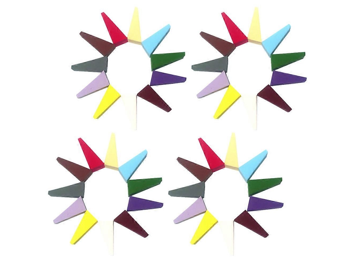 Almofadas Triangulares Para Aplicação De Maquiagem, Macias, Para Aplicação De Corretivo, Uso Profissional, 50 Unidades Everley891