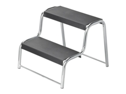 ProPlus Degrau duplo dobrável p/ caravanas/autocaravanas preto 360822