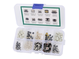 Kit 250 Interruptores Táteis Micro Diy Eletrônicos