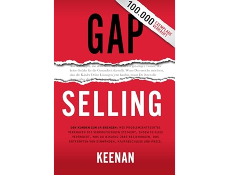 Livro Gap Selling de Keenan (Alemão - Capa Dura)