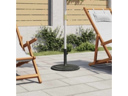 Vidaxl Base Para Guarda-sol Ferro Fundido 45x45x30 Cm Verde