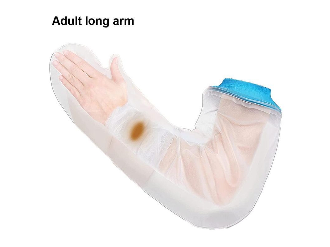 Capinha Impermeável para Braço Adulto Longa Proteção Total para Duche Selagem À Prova D'água 1 Peça