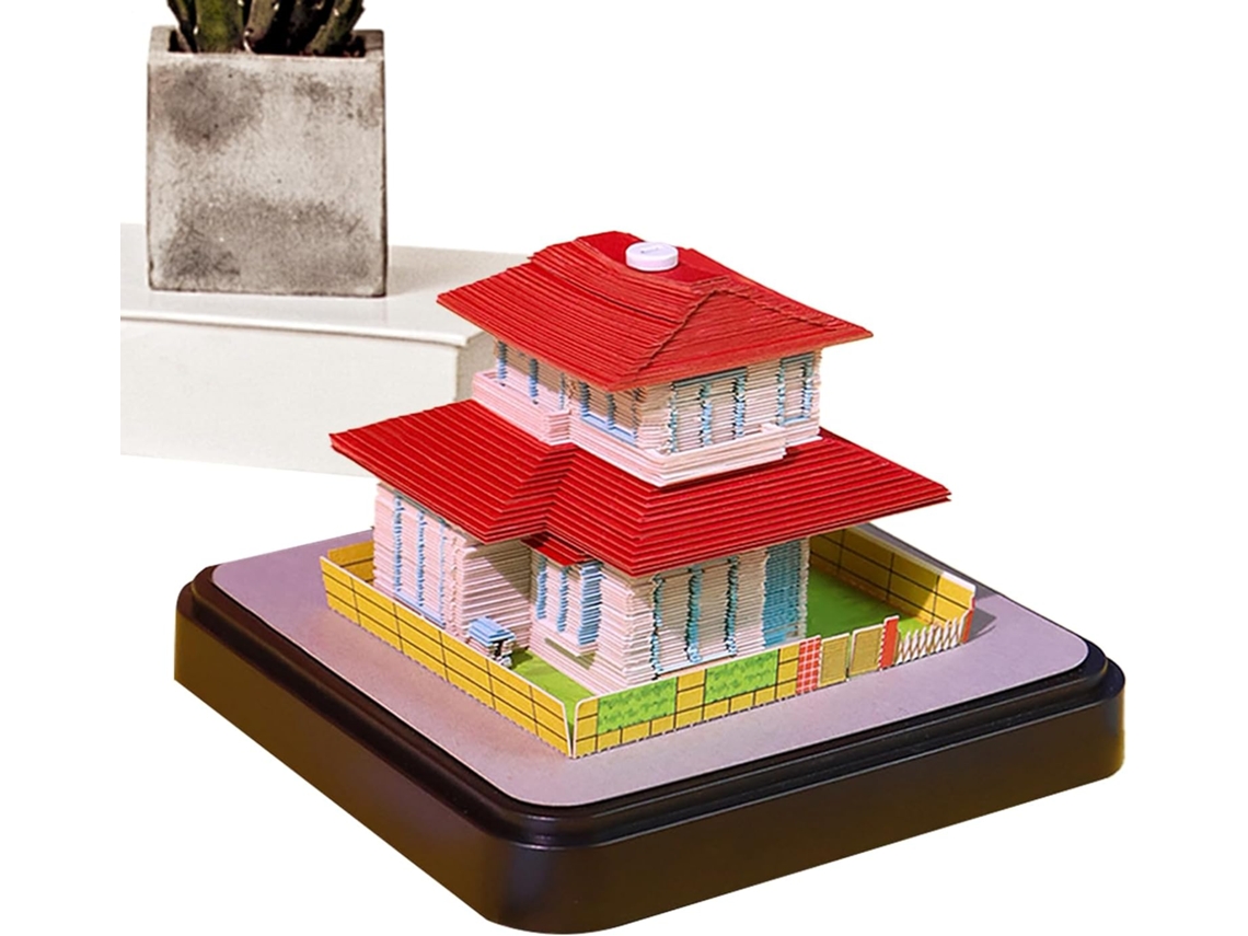 Calendário de Mesa 2026, 3d, Ferramenta Lembrete para Decoração e CHABERLU