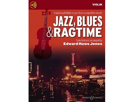 Livro Jazz, Blues Ragtime de Huws Jones e Edward (Inglês)