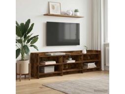 Vidaxl Gabinete Para Tv 168 X 33 X 47 Cm Carvalho Fumado