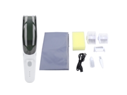 Primerox cortador de Cabelo Infantil Elétrico Recarregável Sem Fio Kit Multifuncional Branco