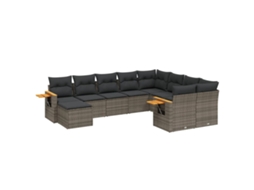 Garden Sofa Set, Garden Sofa Sets Vidaxl Cinzeto Rattan / Vime (n/a)