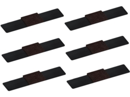 Holibanna Conjunto De 6-protetores Feltro Com Velcro Para Pés Cadeiras E Pisos Design Envolvente