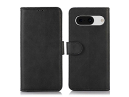 Capa De Celular Flip De Couro Com Textura De Vaca Para Google Pixel 8a