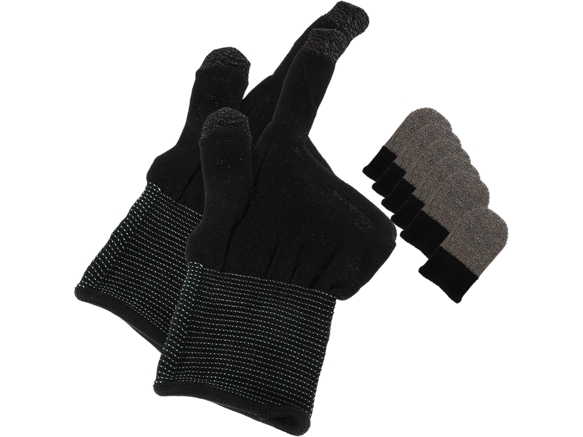 Shineofi Ultra Touchscreen Gaming Sleeves Dedos Resistentes Ao Suor E Respiráveis, Ideais Para Jogos Em Celulares