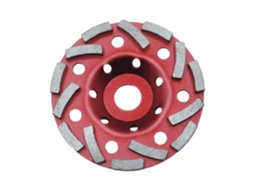 Disco De Desbaste Para Concreto Esquirla, Modelo Copo, 5 Polegadas, Com Segmento Diamantado, Para Limpeza De Argamassa