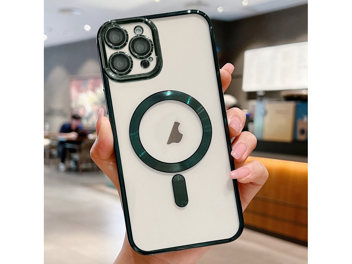 Capa Para Iphone 14 Pro - Revestimento Eletroplástico - Tecnologia Magsafe