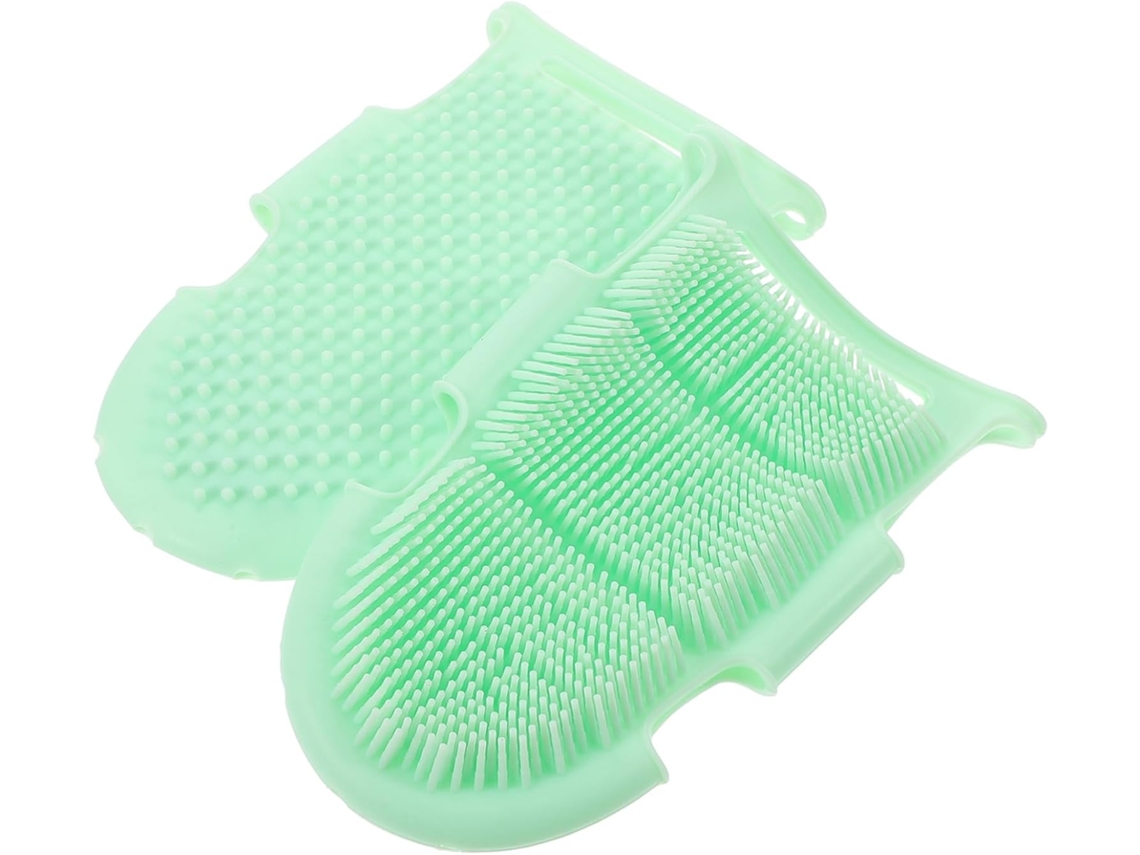 Escova De Massagem Silicone Dupla Face Valiclud, 2 Unidades, Para Mulheres, Escova De Banho Com Cerdas Densas E Sulcos