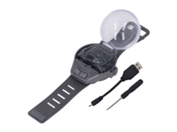 Carrinho Rc Controle Remoto 2.4ghz Carregável Pulseira Silicone Cinza