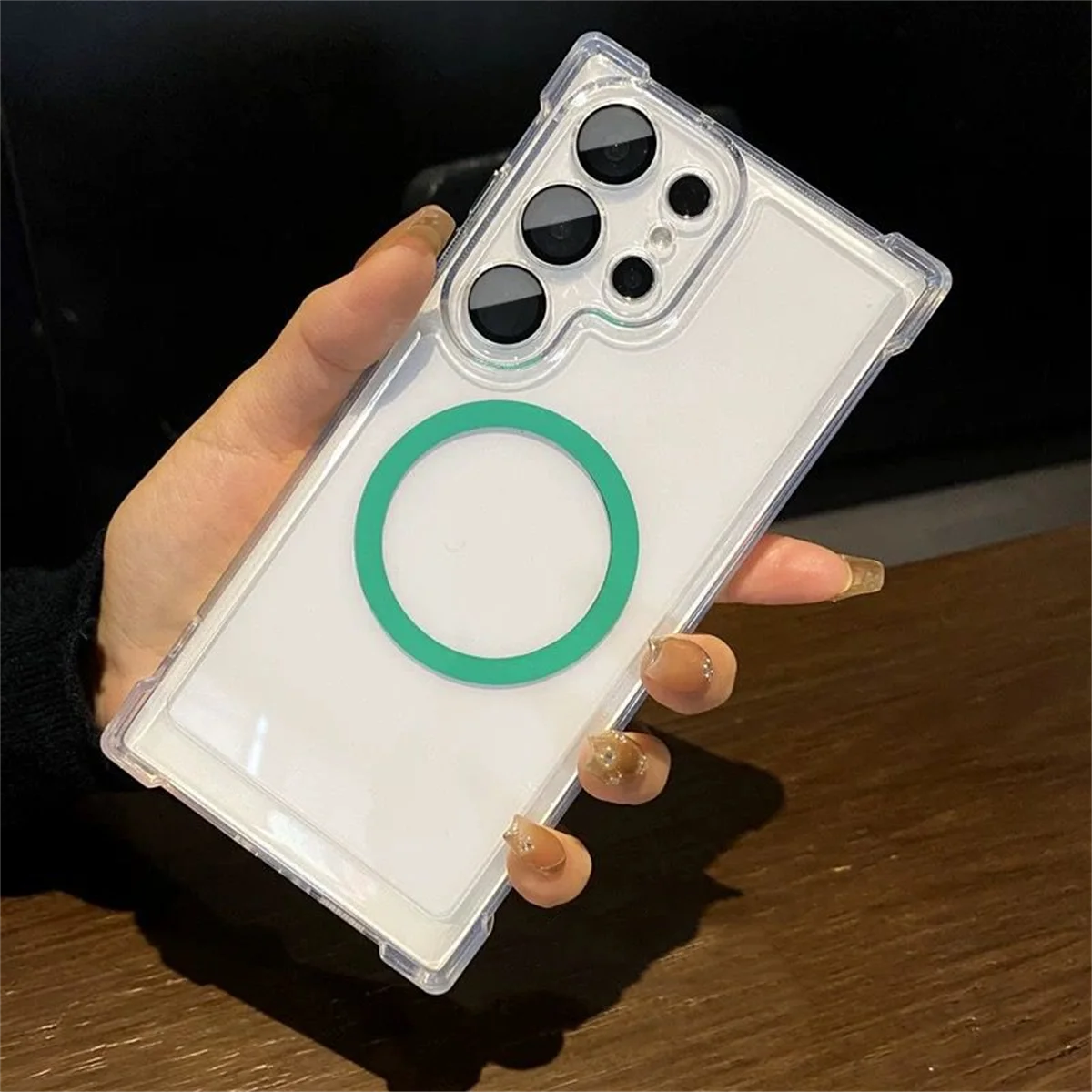 (verde Galaxy S26) Compatível Com Capas Magnéticas Samsung, Reforçadas Nos Quatro Cantos.