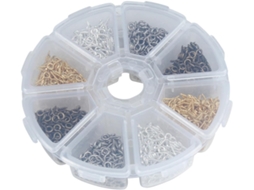 Pacote Com 800 Ganchos De Metal Maciço Com Rosca, 4x10mm, Para Fabricação De Joias E Outros Produtos.