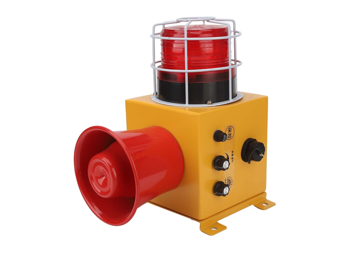 Alarme Industrial Laxiscreed Com Som E Luz, Até 130db, 9 Tons De Aviso