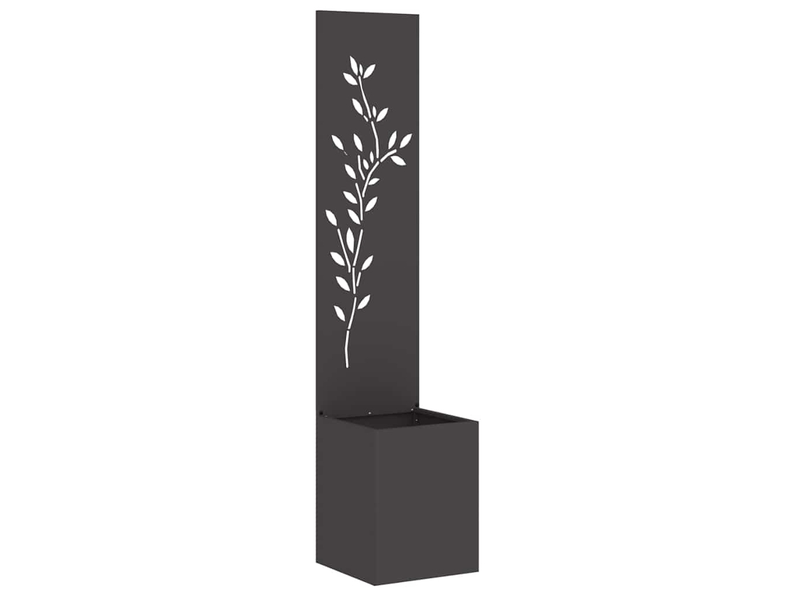 Tela de Privacidade para Jardim Floral Preto 32x32x150 cm MAISON EXCLUSIVE