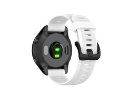 Bracelete para Garmin Forerunner 945 Pulseira de Relógio de Silicone Branca VENISYMLIS