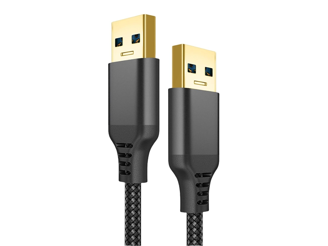 Cabo De Extensão Usb 3.0 Trançado Em Nylon, Transferência Dados,