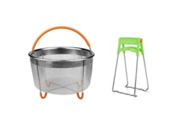 Cesto Para Cozinhar A Vapor Em Aço Inoxidável, Acessório Instant-pot Para Panela De Pressão Ninja Foodi E Multiuso