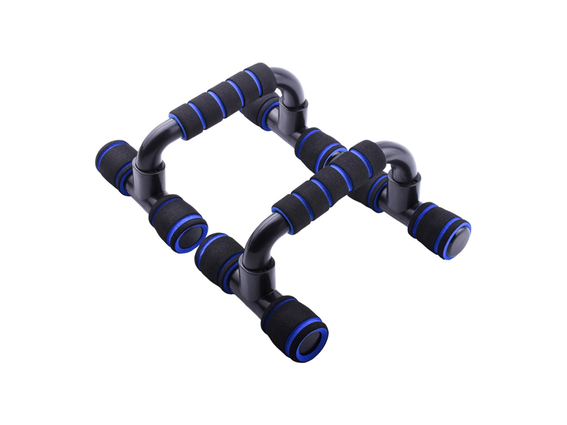 Suporte Para Flexões Mdug Azul Antiderrapante, Ideal Para Exercícios De Flexão Em Casa.