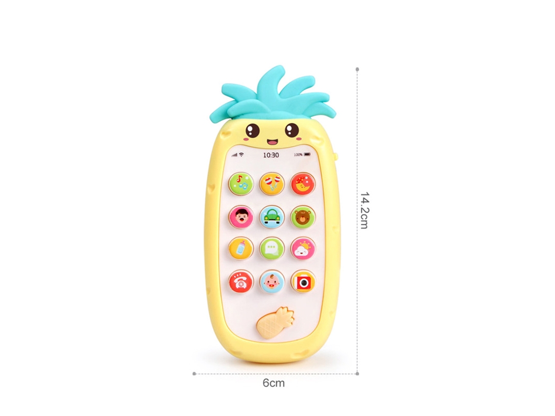 Mali brinquedo Celular para Bebê com Luz e Música Sons Interativos Brinquedo Educativo 6 Meses +