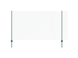 Conjunto 1 Cerca Externa Vidaxl Verde Aço (50 X 1,4 M)