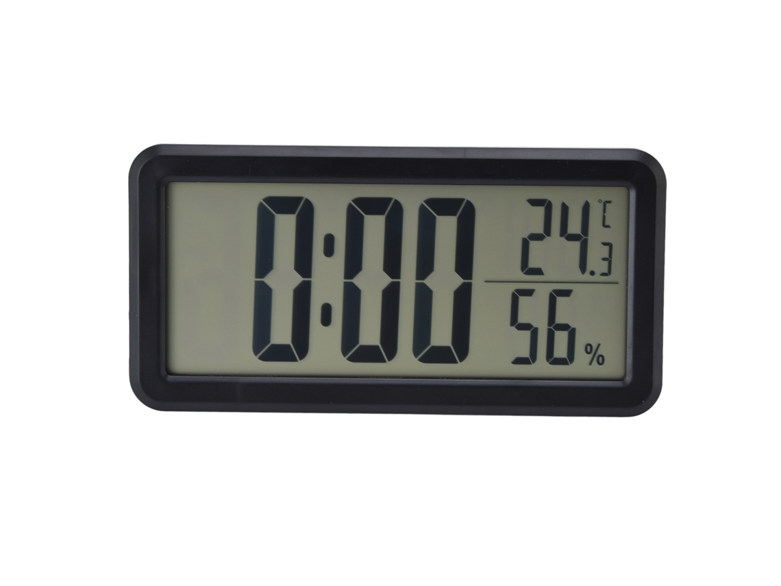 Relógio Digital Portátil Com Alarme Temperatura E Umidade