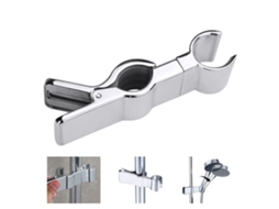 Lurelia Suporte Barra Para Chuveiro Silicone Cromado 20-29 Mm Rotação 45º Ajustável Universal