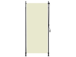 Vidaxl Estore De Rolo Para Exterior 100x270 Cm Creme