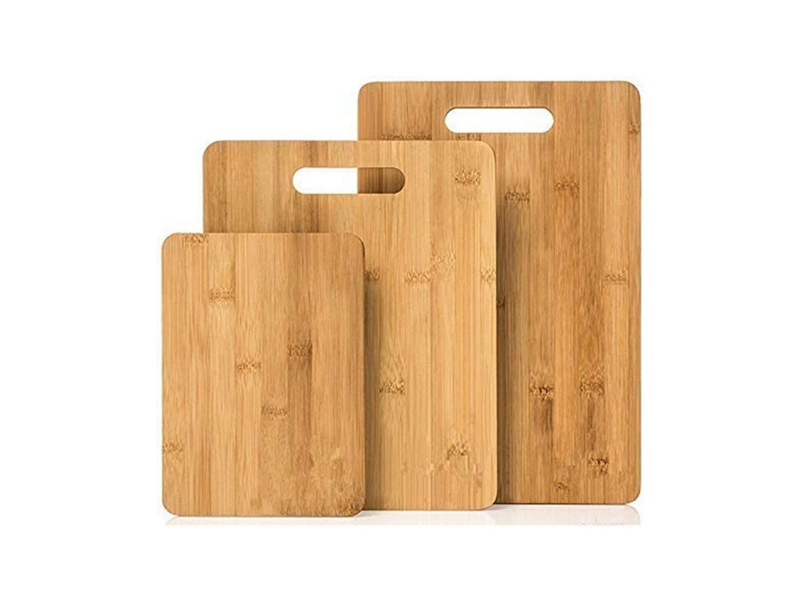 Conjunto de Tábua de Corte de Bambu, 3 Pcs ZYBLSSBB