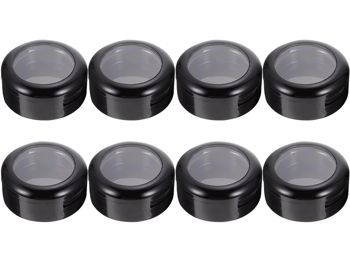 Conjunto De 8 Compartimentos Vazios E Compactos Para Sombras Em Abs, Leves