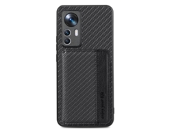 Capa Para Celular Com Suporte Para Cartão E Adesivo Magnético Na Parte Traseira, .preto, Redmi Note 10 Pro (5g) Versão Nacional / Poco X3 Gt