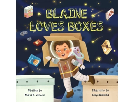 Livro Blaine Loves Boxes An inspiring and inclusive picture book about selflove and acceptance de Maria K Victoria (Inglês)